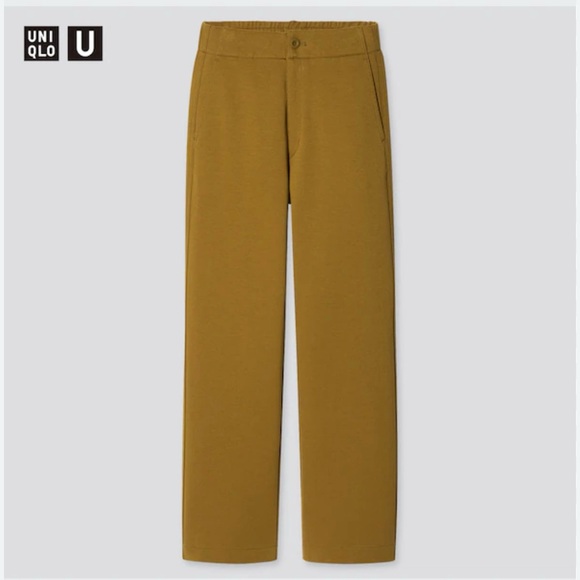 Uniqlo Womens Ochre Mustard Knit Panta from Uniqlo China/Japan - Picture 1 of 8